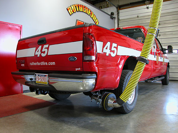 Fire Truck Exhaust Removal Systems