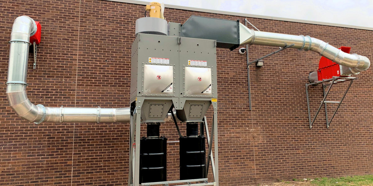 Wood Dust Collection System Installation, New Jersey