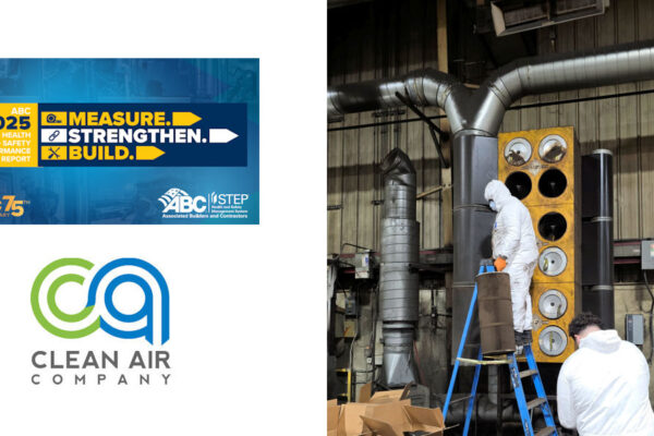 Clean Air Company Earns ABC STEP Bronze Level Award for Construction Safety in 2026