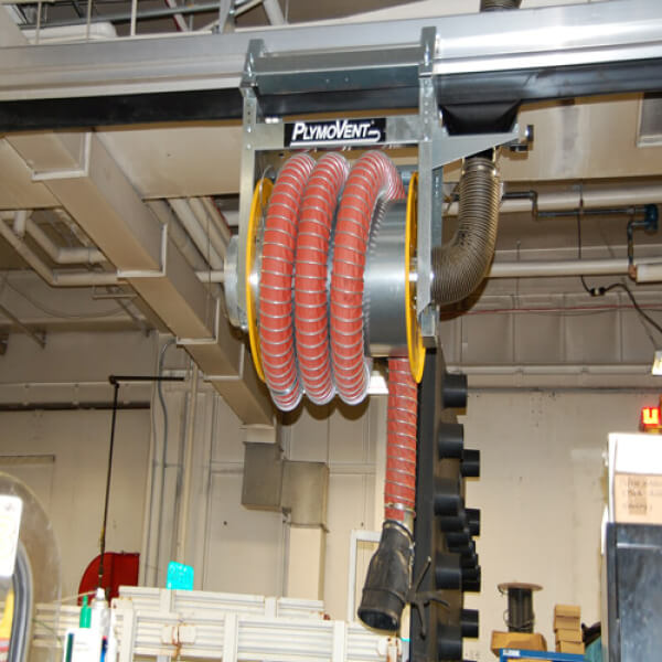 Plymovent HRR (Hose Reel on Rail)