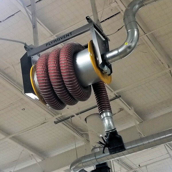 Plymovent MER Motorized Hose Reel (Heavy Duty)